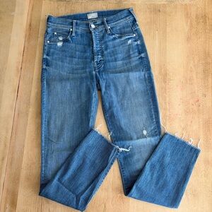 Mother Denim The Stunner in Graffiti Girl Lover Edition RARE EUC